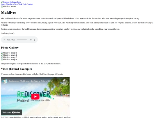 maldives screenshot