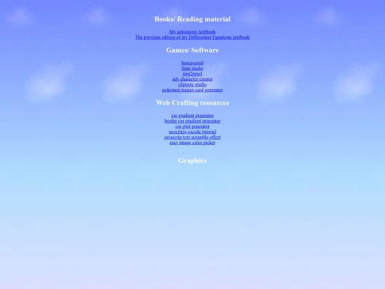resources screenshot