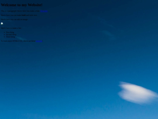 test screenshot