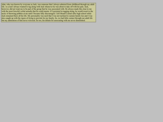 Children/JohnReccollections screenshot