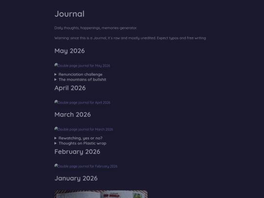 journal screenshot