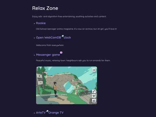 relax screenshot
