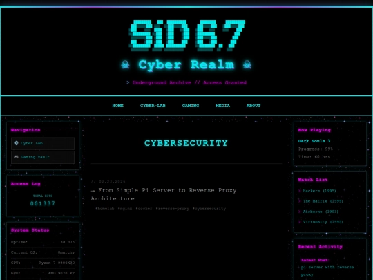 tags/cybersecurity screenshot