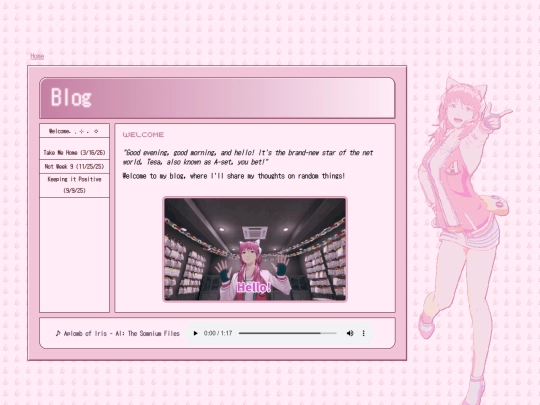 blog screenshot