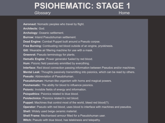 stage-1/glossary screenshot