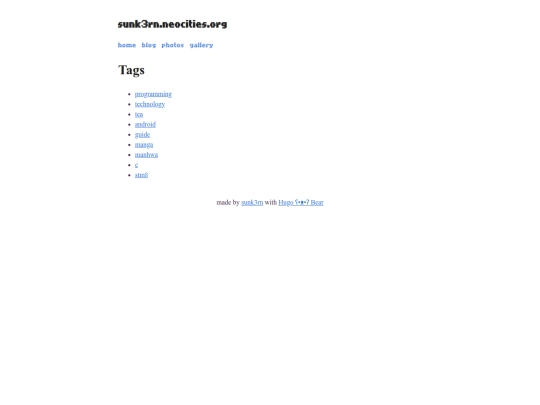 tags screenshot