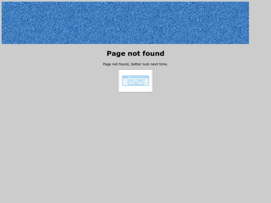not_found screenshot