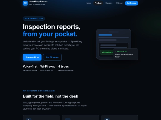 speakeasy-reports screenshot