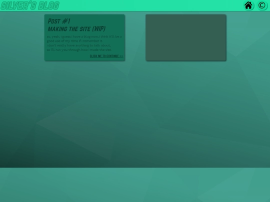 bloghome screenshot