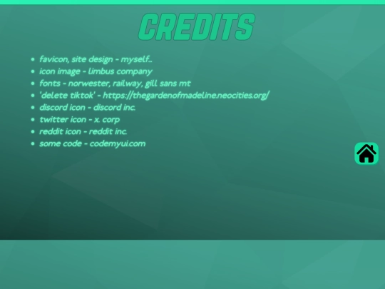 credits screenshot