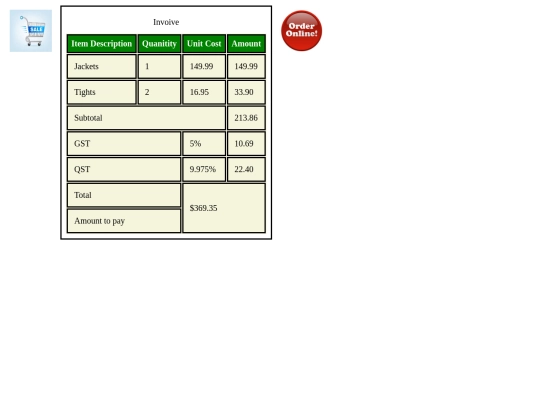 lab7/purchaseOrder screenshot
