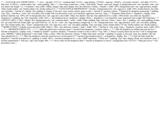 copy for original css code/css screenshot
