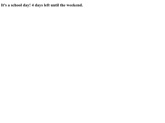 WaitingForTheWeekendAssignment screenshot