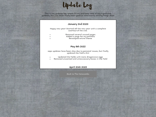 updates screenshot