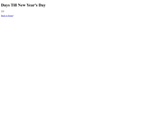 daystillnextyear screenshot