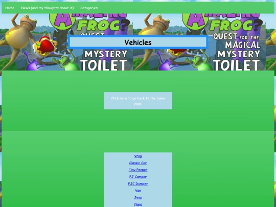 amazingfrog_vehicles screenshot