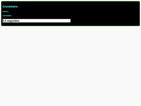 html/cronometro screenshot