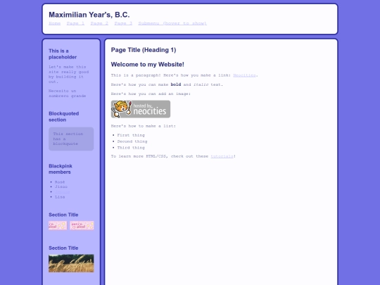 blog screenshot