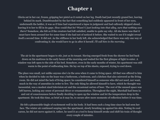 FirstChapter screenshot