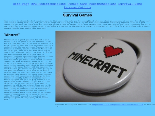 survival-game-recommendations screenshot