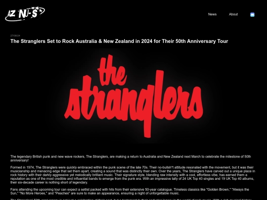 the-stranglers-tour-announcement screenshot