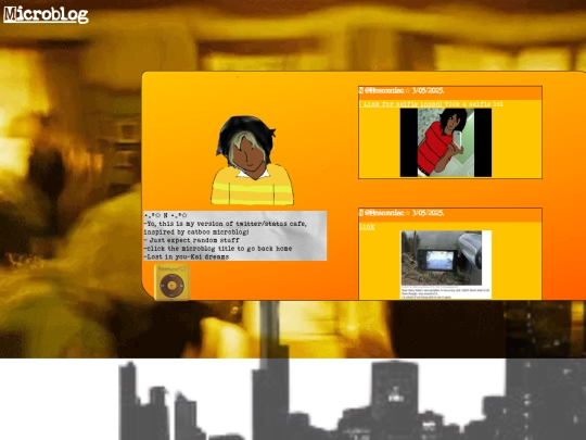 microblogyellow screenshot