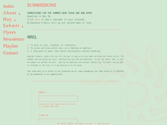 submissions screenshot