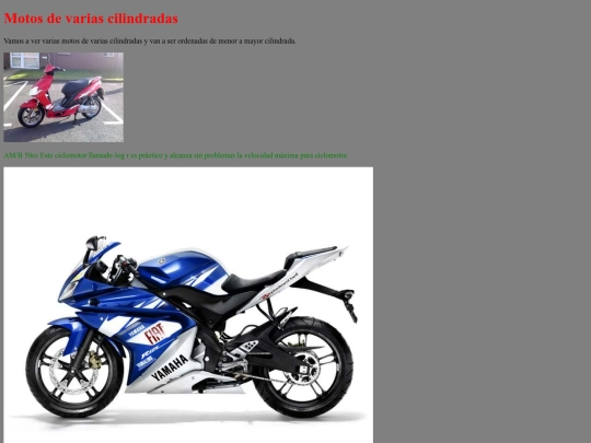 menu screenshot