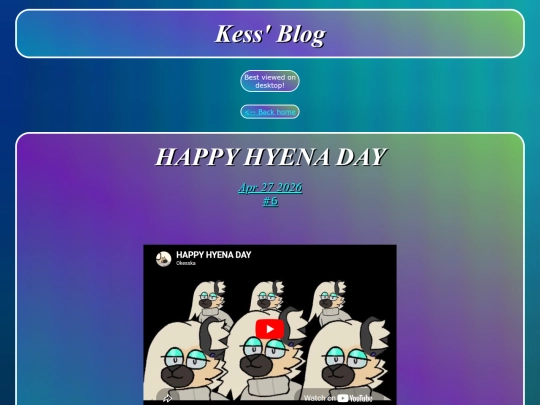 blog screenshot