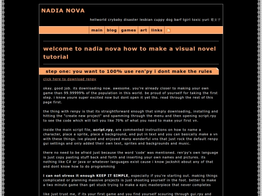 pages/vntutorial screenshot