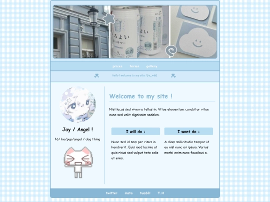 Commissions/home screenshot