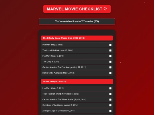 index screenshot