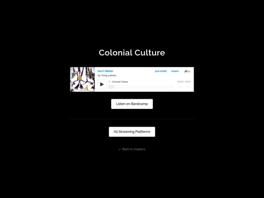 dont-matter/chapters/colonial-culture screenshot