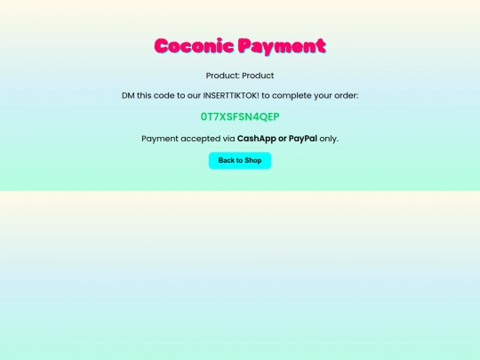 payment screenshot