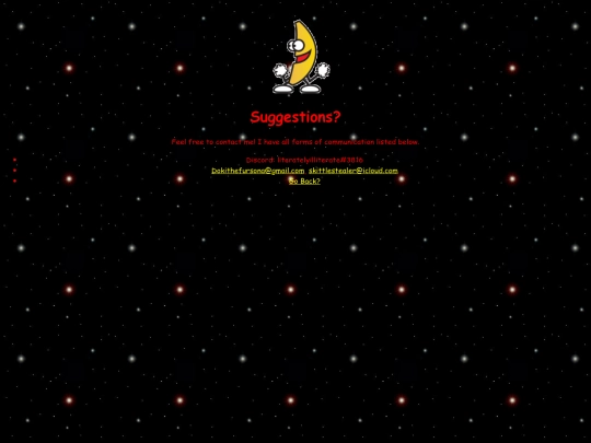 SUGGESTIONS screenshot