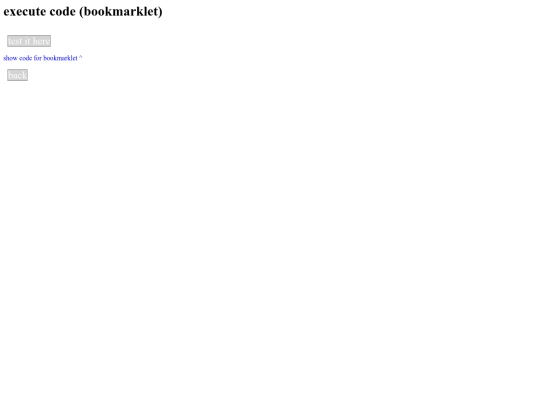 bookmarklets/execute screenshot