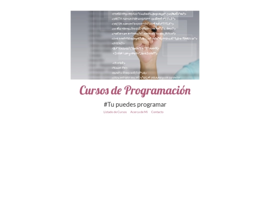 proyecto cursos screenshot