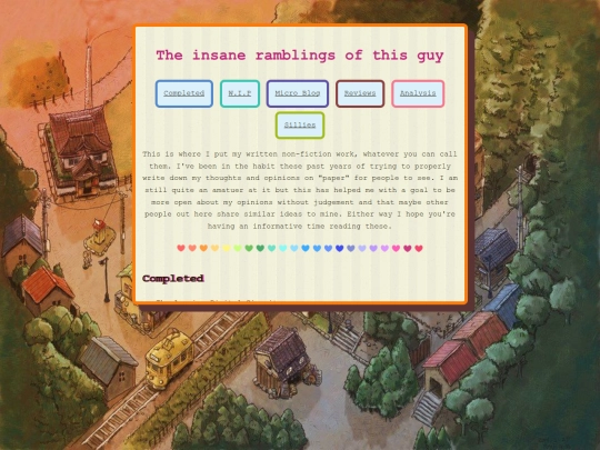 ramblings screenshot