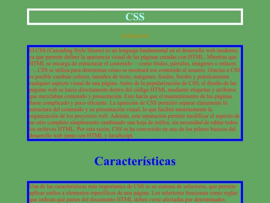 CSS1 screenshot