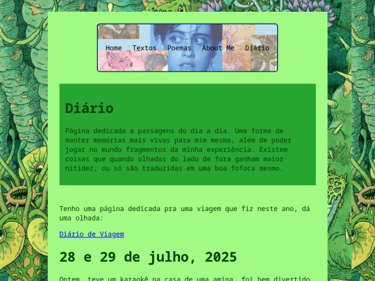 diary screenshot