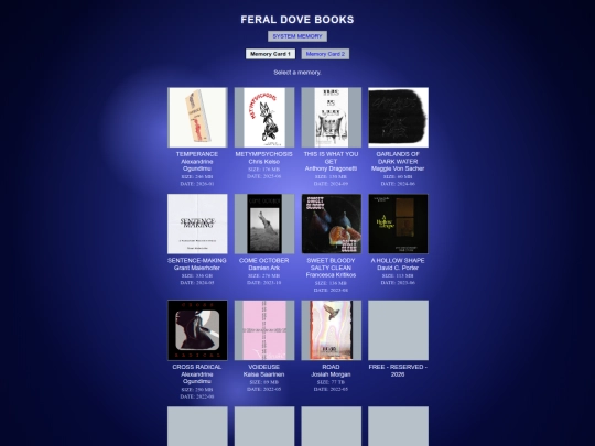 books screenshot