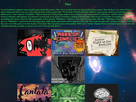 web/videogames screenshot
