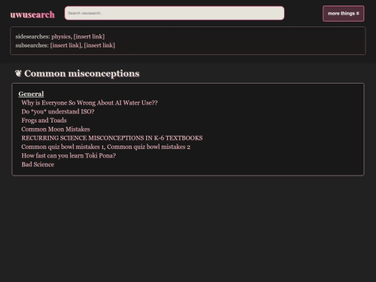 common_misconceptions screenshot