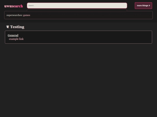 testing screenshot