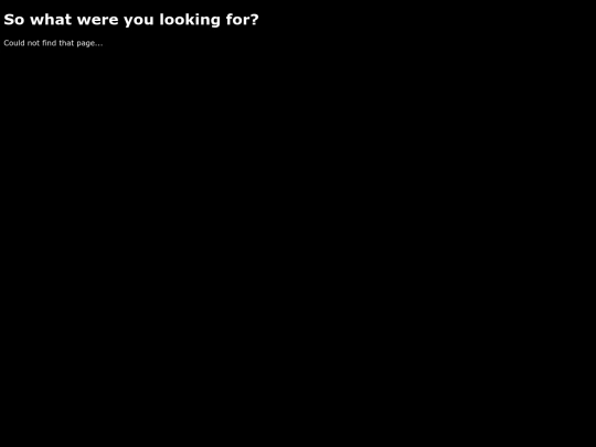 not_found screenshot