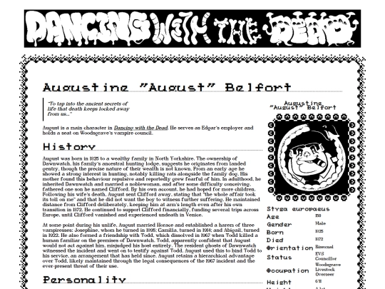 wikipages/august screenshot