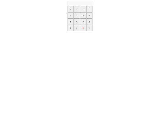 Practica3/calculator screenshot