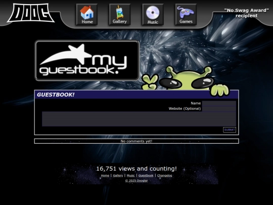 guestbook screenshot