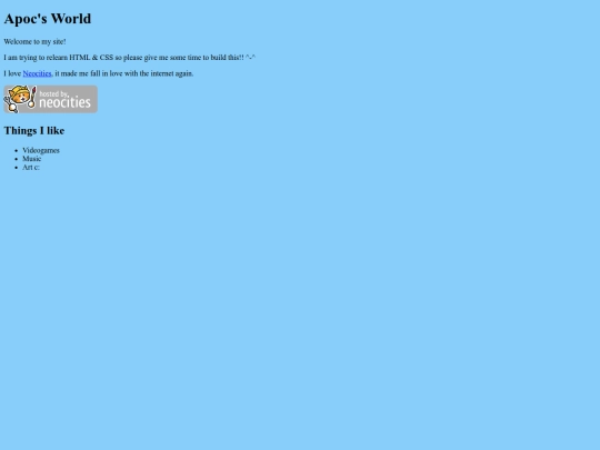 index screenshot