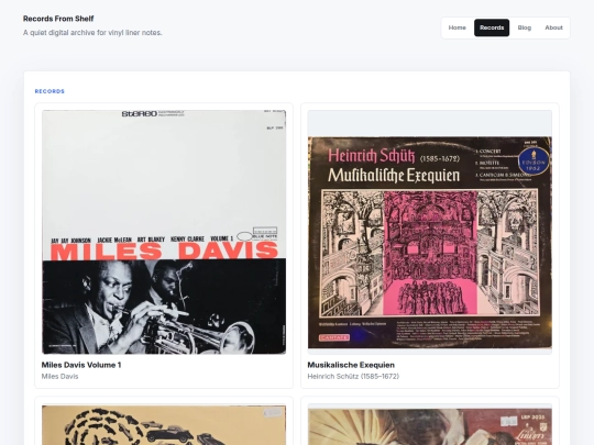 records screenshot
